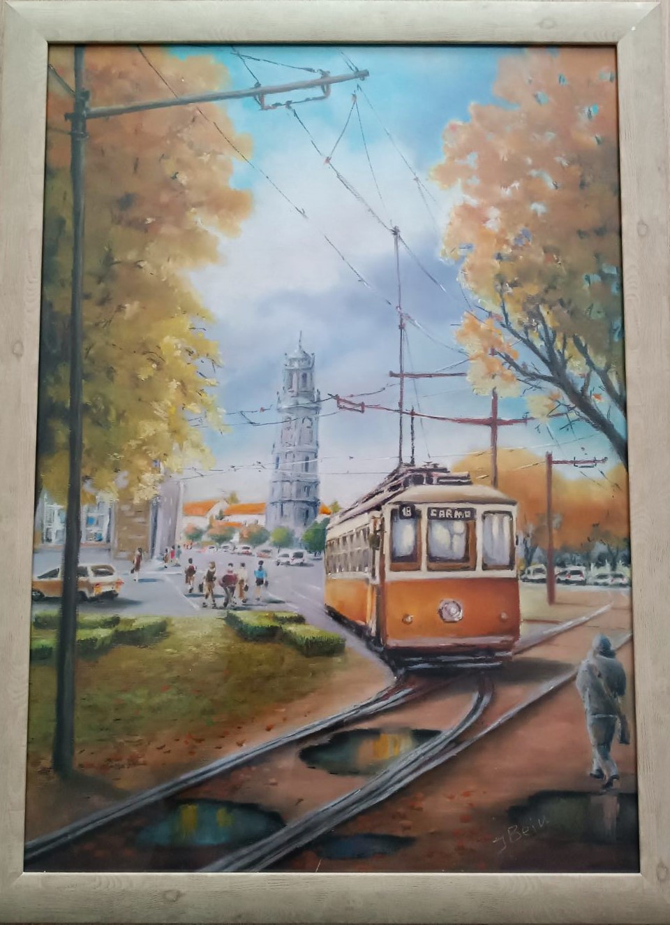 Lisbon. Portugal. Autumn Tram